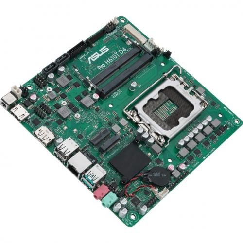 Asus H610T D4 CSM Desktop Motherboard   Intel H610 Chipset   Socket LGA 1700   Intel Optane Memory Ready   Mini ITX Alternate-Image3/500