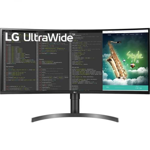 LG Ultrawide 35BN75CN B 35" Class UW QHD Curved Screen Gaming LCD Monitor   21:9   Textured Black, Black Hairline Alternate-Image3/500