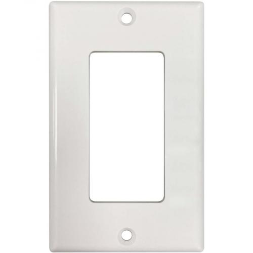 Tripp Lite By Eaton Safe IT Single Gang Antibacterial Wall Plate, Decora Style, Ivory, TAA Alternate-Image3/500