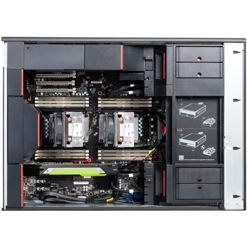 Lenovo ThinkStation P920 Workstation Intel Xeon Silver 16GB RAM 512GB SSD Black   Intel Xeon Silver Dodeca Core   16GB RAM   512GB SSD   Intel C621 Chip   Keyboard And Mouse Included Alternate-Image3/500