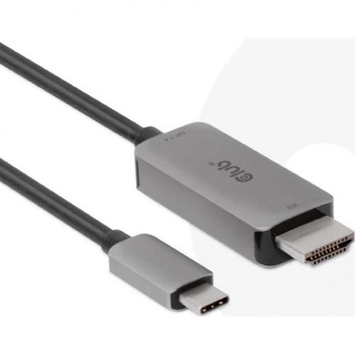 Club 3D HDMI/USB C Audio/Video/Data Transfer Cable Alternate-Image3/500