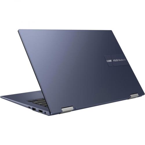 Asus Vivobook Go 14 Flip 14" Touchscreen Convertible Notebook 1366 X 768 HD Intel Celeron N4500 4GB RAM 64GB EMMC Quiet Blue Alternate-Image3/500
