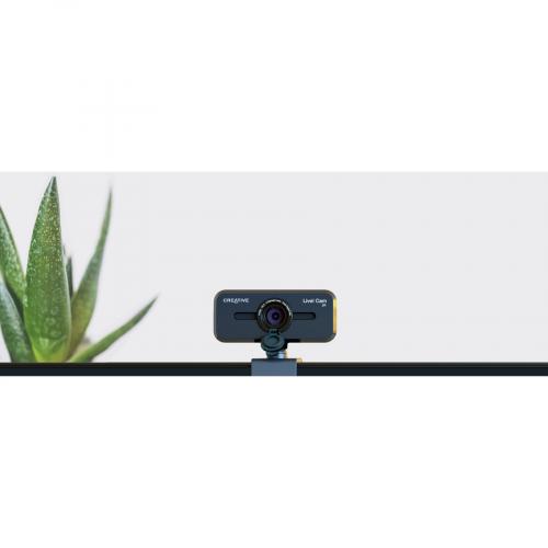 Creative Live! Cam Sync V3 2K QHD USB Webcam With 4X Digital Zoom (4 Zoom Modes From Wide Angle To Narrow Portrait View), Privacy Lens, 2 Mics, For PC And Mac Alternate-Image3/500