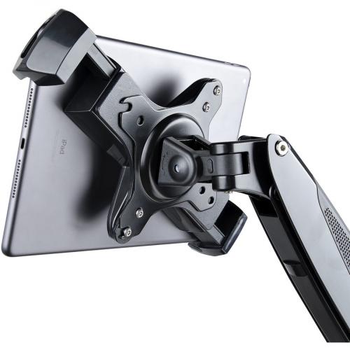 StarTech.com VESA Mount Adapter For Tablets 7.9 To 12.5in, Up To 2kg /4.4lb, 75x75/100x100, Universal Anti Theft Tablet VESA Mount Clamp Alternate-Image3/500