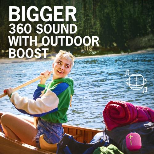 Ultimate Ears WONDERBOOM 3 Portable Bluetooth Speaker System   Pink Alternate-Image3/500