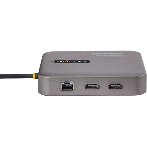 StarTech.com USB C Multiport Adapter, Dual 4K 60Hz HDMI 2.0b, 2x 10Gbps USB Hub, 100W PD Pass Through, GbE, SD, Mini Dock, Win/Mac Alternate-Image3/500