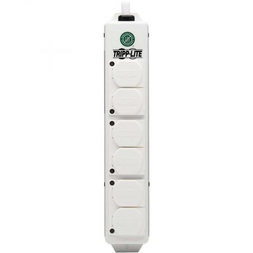 Tripp Lite By Eaton Safe IT UL 2930 Medical Grade Power Strip For Patient Care Vicinity, 6 Hospital Grade Outlets, Safety Covers, Antimicrobial, 15 Ft. Cord, Dual Ground Alternate-Image3/500