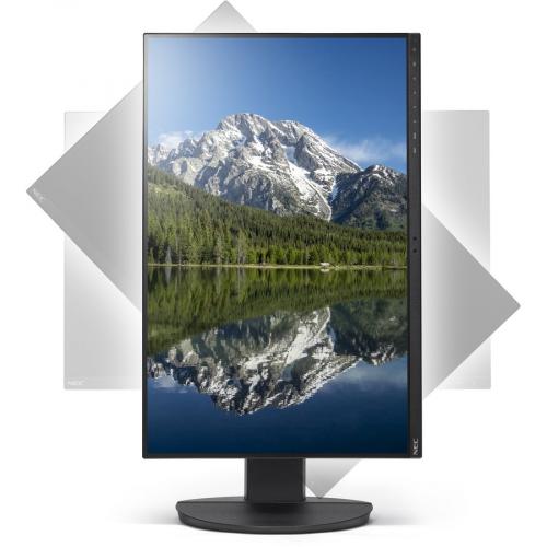 NEC Display MultiSync EA242WU BK 24" Class WUXGA LCD Monitor   16:10   Black Alternate-Image3/500