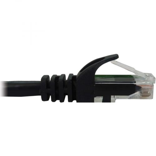Eaton Tripp Lite Series Cat6a 10G Snagless Molded UTP Ethernet Cable (RJ45 M/M), PoE, Black, 6 Ft. (1.8 M) Alternate-Image3/500