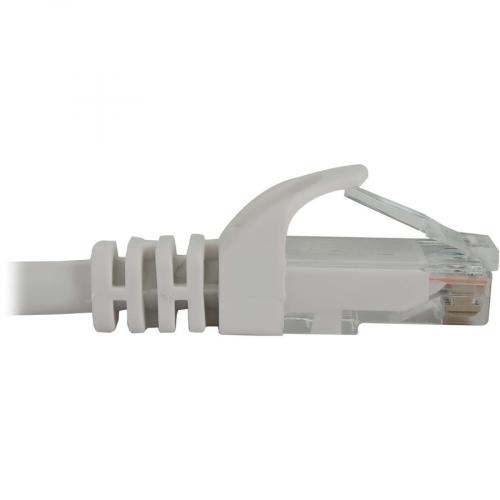 Eaton Tripp Lite Series Cat6a 10G Snagless Molded UTP Ethernet Cable (RJ45 M/M), PoE, White, 20 Ft. (6.1 M) Alternate-Image3/500