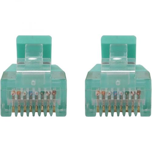 Eaton Tripp Lite Series Cat6a 10G Snagless Molded Slim UTP Ethernet Cable (RJ45 M/M), PoE, Aqua, 6 Ft. (1.8 M) Alternate-Image3/500
