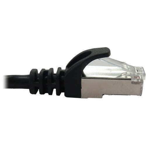Eaton Tripp Lite Series Cat6a 10G Snagless Shielded Slim STP Ethernet Cable (RJ45 M/M), PoE, Black, 3 Ft. (0.9 M) Alternate-Image3/500