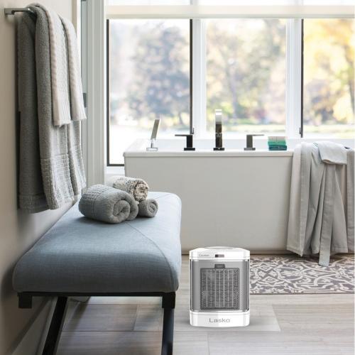 Lasko Ceramic Bathroom Space Heater With Fan Alternate-Image3/500
