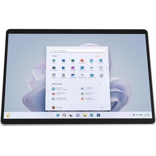 Microsoft Surface Pro 9 Tablet   13"   Core I5 12th Gen I5 1245U Deca Core (10 Core)   16 GB RAM   256 GB SSD   Windows 11 Pro 64 Bit   Platinum Alternate-Image3/500