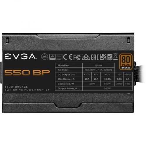 EVGA BP 550W Power Supply Alternate-Image3/500