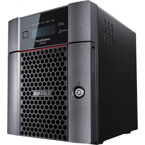 Buffalo TeraStation TS5420DN SAN/NAS Storage System   Annapurna Labs Alpine Quad Core   4 X HDD Supported   2 X HDD Installed   8 TB Installed HDD Capacity   Serial ATA/600 Alternate-Image3/500