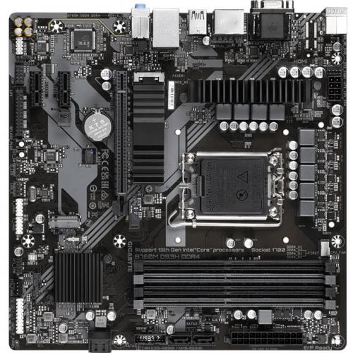 Gigabyte Ultra Durable B760M DS3H DDR4 Gaming Desktop Motherboard   Intel B760 Chipset   Socket LGA 1700   Micro ATX Alternate-Image3/500