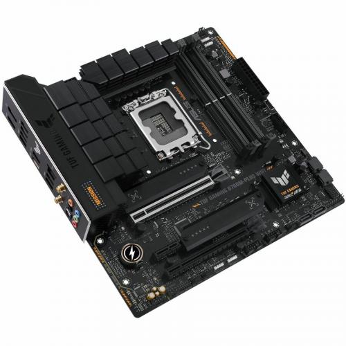 TUF TUF GAMING B760M PLUS WIFI Gaming Desktop Motherboard   Intel B760 Chipset   Socket LGA 1700   Micro ATX Alternate-Image3/500