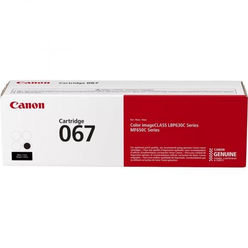 Canon 067 Black Toner Cartridge, Compatible To MF656Cdw, MF654Cdw, MF653Cdw, LBP633Cdw And LBP632Cdw Printers Alternate-Image3/500