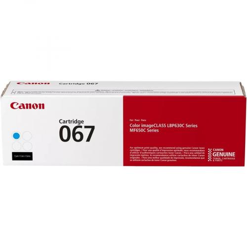 Canon 067 Cyan Toner Cartridge, Compatible To MF656Cdw, MF654Cdw, MF653Cdw, LBP633Cdw And LBP632Cdw Printers Alternate-Image3/500