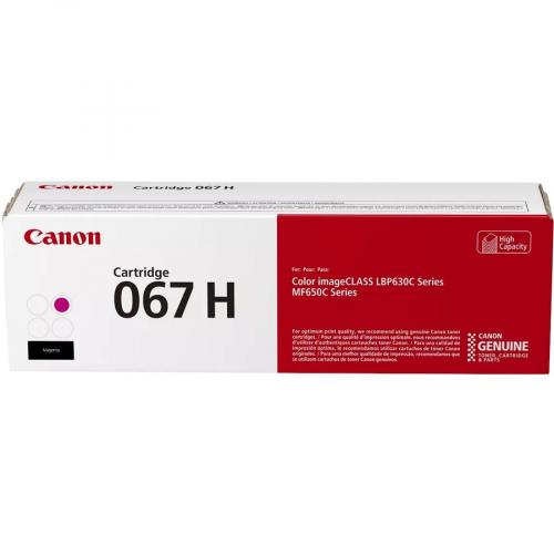 Canon 067 Magenta Toner Cartridge, High Capacity, Compatible To MF656Cdw, MF654Cdw, MF653Cdw, LBP633Cdw And LBP632Cdw Printers Alternate-Image3/500
