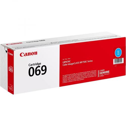 Canon 069 Cyan Toner Cartridge, Compatible To MF753Cdw, MF751Cdw And LBP674Cdw Printers Alternate-Image3/500