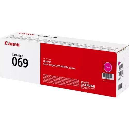 Canon 069 Magenta Toner Cartridge, Compatible To MF753Cdw, MF751Cdw And LBP674Cdw Printers Alternate-Image3/500
