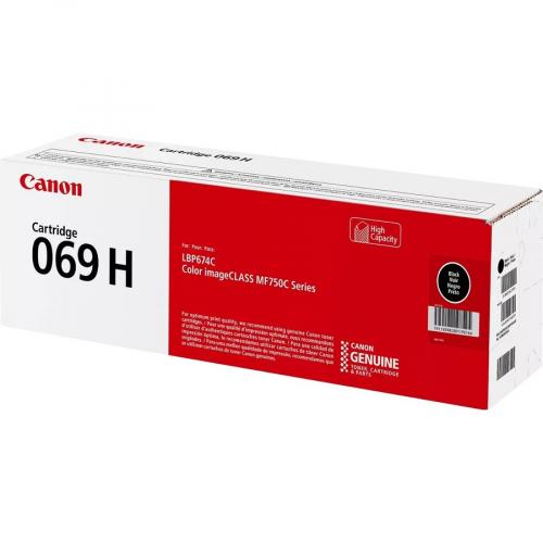 Canon 069 Black Toner Cartridge, High Capacity, Compatible To MF753Cdw, MF751Cdw And LBP674Cdw Printers Alternate-Image3/500