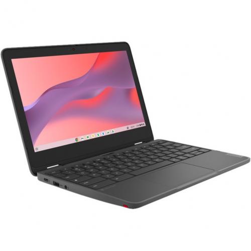 Lenovo 300e Yoga Chromebook Gen 4 11.6" Touchscreen 2 In 1 Chromebook 1366 X 768 HD MediaTek Kompanio 520 4GB RAM 32GB EMMC ARM Mali G52 2EE MC2 Graphics Graphite Grey Alternate-Image3/500