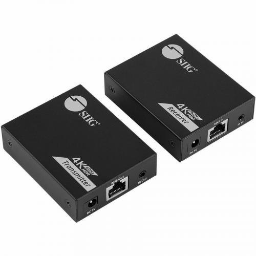 SIIG 4K60Hz HDMI Over Cat6 Extender With Loopout & IR   50m  HDMI Extender  Auto Downscaling Alternate-Image3/500