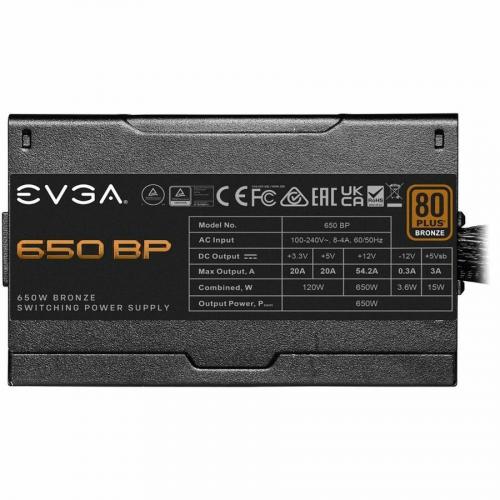 EVGA 650 BP 650W Power Supply Alternate-Image3/500