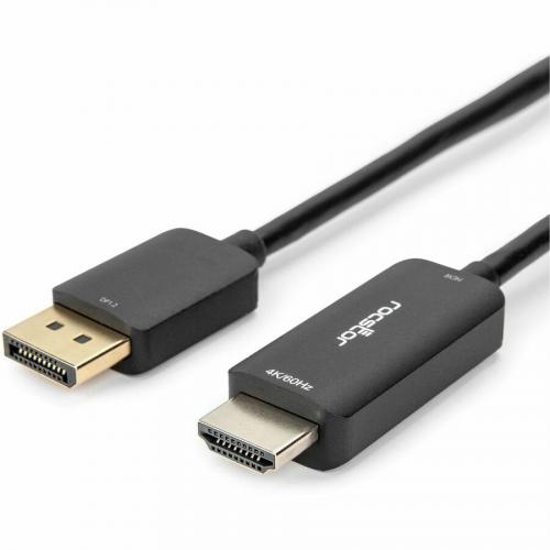 Rocstor DisplayPort/HDMI Audio/Video Cable Alternate-Image3/500