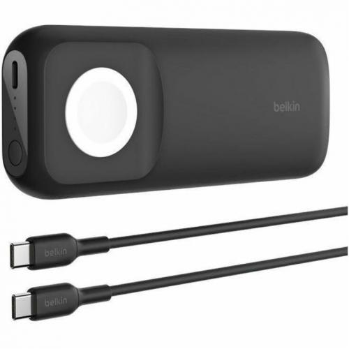 Belkin BoostCharge Pro Fast Wireless Charger For Apple Watch + Power Bank 10K Alternate-Image3/500