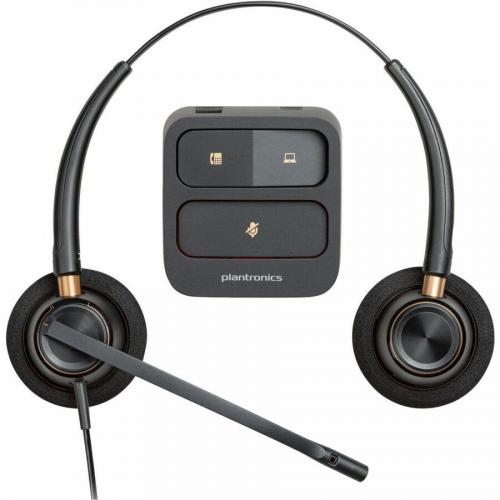 Poly EncorePro 520 With Quick Disconnect Binaural Headset TAA Alternate-Image3/500