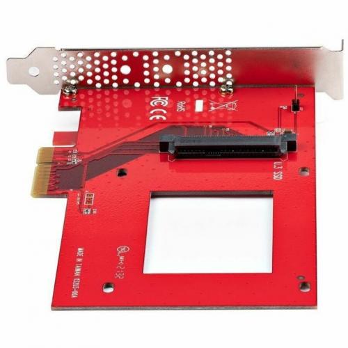 StarTech.com U.3 To PCIe Adapter Card, PCIe 4.0 X4 Adapter For 2.5" U.3 NVMe SSDs, SFF TA 1001 PCI Express Add In Card, TAA Compliant\n Alternate-Image3/500