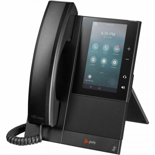 Poly CCX 505 IP Phone   Corded   Corded/Cordless   Bluetooth, Wi Fi   Desktop, Wall Mountable   Black Alternate-Image3/500