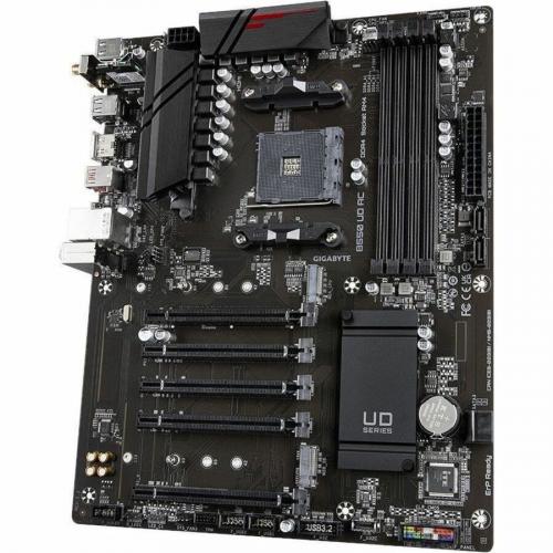 Gigabyte AMD B550 UD AC Gaming Motherboard   AMD B550 Chipset   AM4 Socket   AMD Ryzen 5000, 4000, 3000 Series Compatible   PCIe 4.0 Ready X16 Slot   RGB FUSION 2.0 Alternate-Image3/500