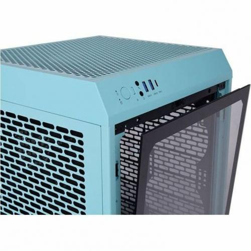 Thermaltake The Tower 200 Turquoise Mini Chassis Alternate-Image3/500