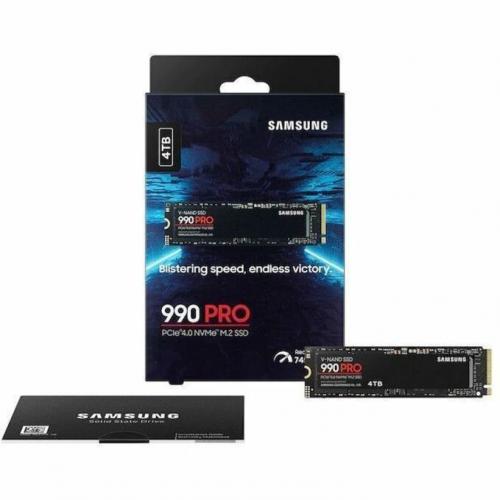Samsung 990 PRO 4 TB Solid State Drive   M.2 2280 Internal   PCI Express NVMe (PCI Express 4.0 X4) Alternate-Image3/500