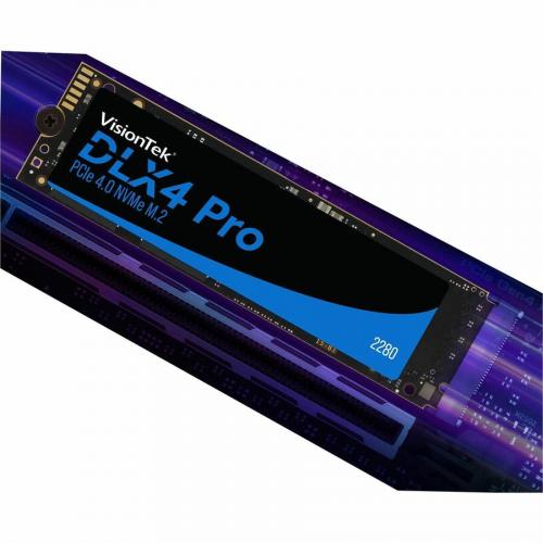 VisionTek DLX4 Pro 4 TB Solid State Drive   M.2 2280 Internal   PCI Express NVMe (PCI Express NVMe 4.0 X4) Alternate-Image3/500