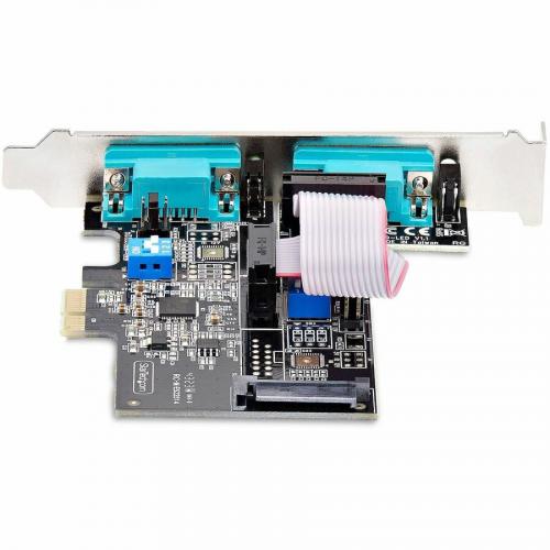 StarTech.com 2 Port Serial PCIe Card, Dual Port RS232/RS422/RS485 Card, 16C1050 UART, ESD Protection, Windows/Linux, TAA Compliant Alternate-Image3/500