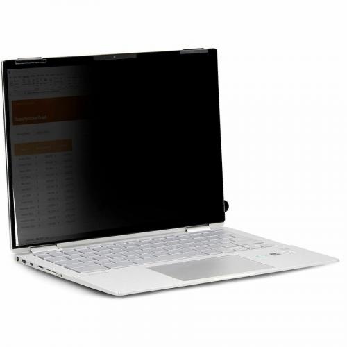 StarTech.com 14in 16:10 Touch Privacy Screen, Laptop Security Shield, Anti Glare Blue Light Filter Flip Over Alternate-Image3/500