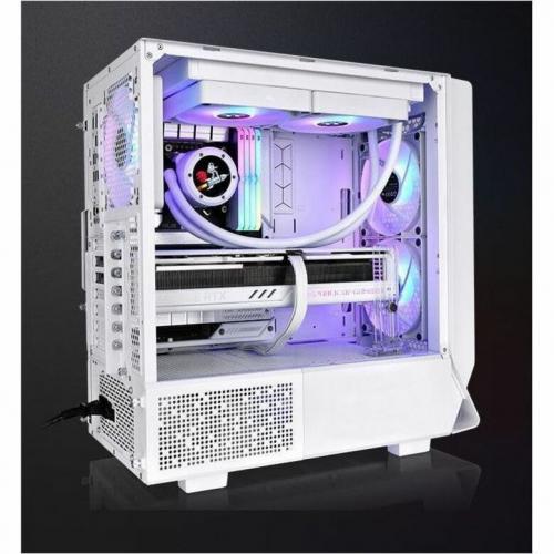 Thermaltake Ceres 330 TG ARGB Snow Mid Tower Chassis Alternate-Image3/500