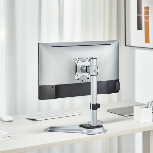Rocstor ErgoReach Mounting Pole For Monitor, Display   Silver Alternate-Image3/500