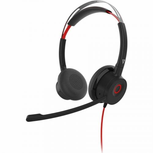 V7 HU621 Premium Headset   Noise Cancellation   ENC Mic   ANC  USB A/C   Black Alternate-Image3/500