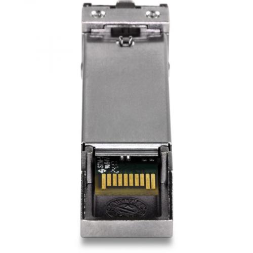 TRENDnet SFP To RJ45 Mini GBIC Single Mode LC Module; TEG MGBS10; For Single Mode Fiber; Distances Up To 10km (6.2 Miles); Gigabit SFP Module; IEEE 802.3z Gigabit Ethernet; Lifetime Protection Alternate-Image3/500