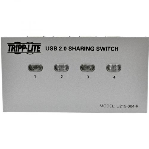 Tripp Lite By Eaton 4 Port USB 2.0 Hi Speed Printer / Peripheral Sharing Switch Alternate-Image3/500