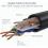 StarTech.com 25ft CAT6 Ethernet Cable   Black Snagless Gigabit   100W PoE UTP 650MHz Category 6 Patch Cord UL Certified Wiring/TIA Alternate-Image4/500