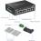 TRENDnet 8 Port Hardened Industrial Gigabit DIN Rail Switch, 16 Gbps Switching Capacity, IP30 Rated Metal Housing ( 40 To 167 ?F), DIN Rail & Wall Mounts Included, Lifetime Protection, Black, TI G80 Alternate-Image4/500