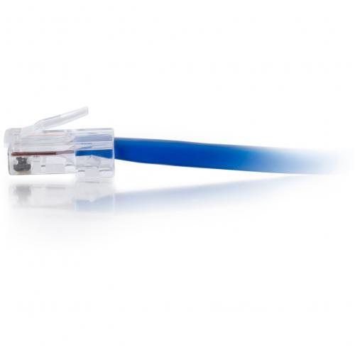 C2G 7ft Cat5e Ethernet Cable   Non Booted Unshielded (UTP)   Blue Alternate-Image4/500